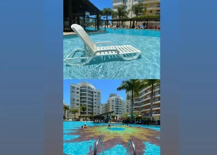Apto Home Club Nautilus 2Q, Beto Carrero, 2 Piscinas, Praia, Playground, Academia, 300 Canais, Na Quadra Do Mar